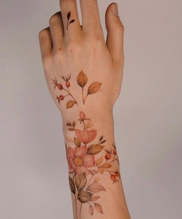 The Language of Flowers: Exploring the Beauty and Symbolism of Flower Tattoos