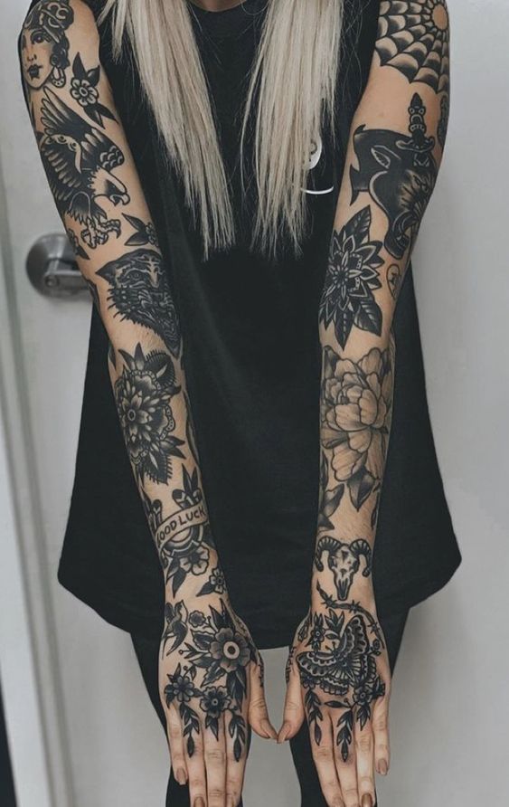 Inked and Empowered: The Rise of Sleeve Tattoos for Women