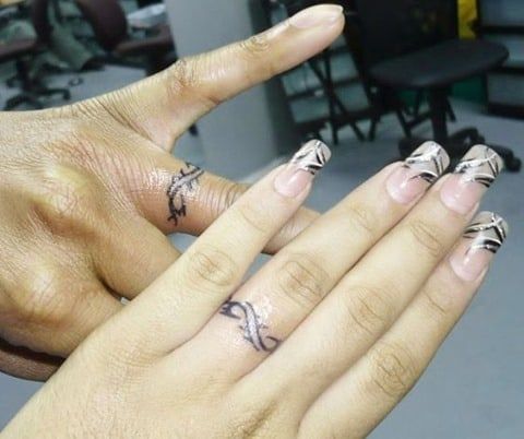 Forever Inked: The Rise of Tattoo Wedding Rings