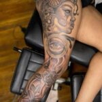 leg tattoos women