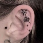 behind the ear tattoo ideas