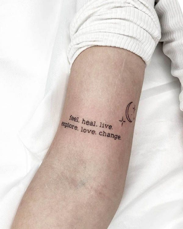 Meaningful Tattoo Quote Ideas to Inspire Your Next Ink