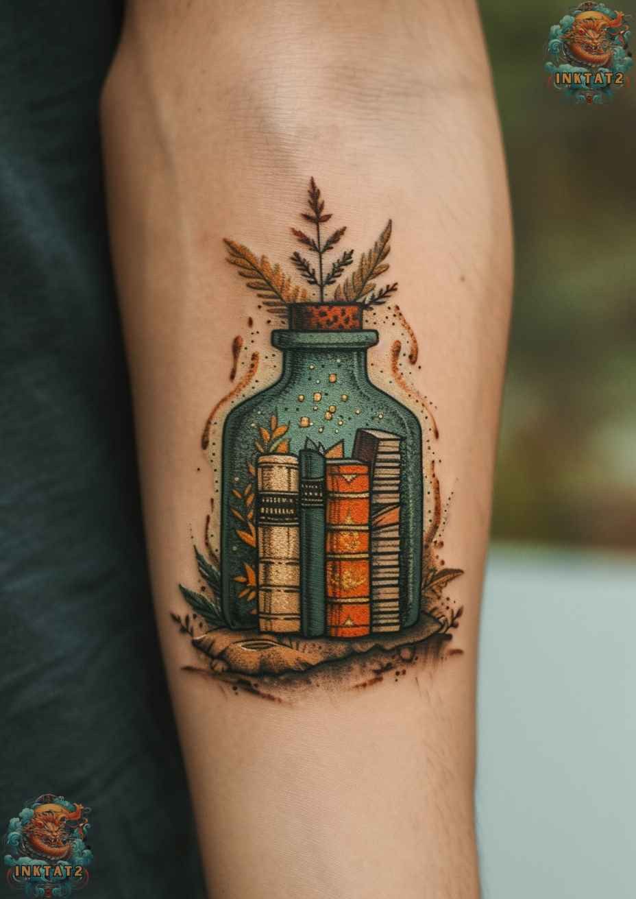 book tattoo ideas