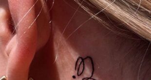 behind the ear tattoo ideas