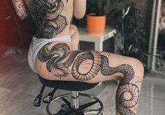 leg tattoos women