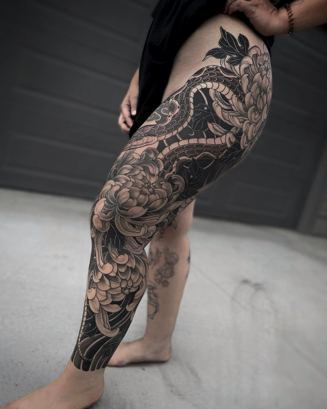 tattoo leg