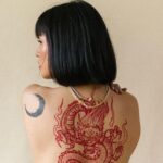 back tattoo women