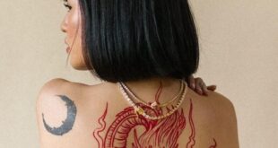 back tattoo women