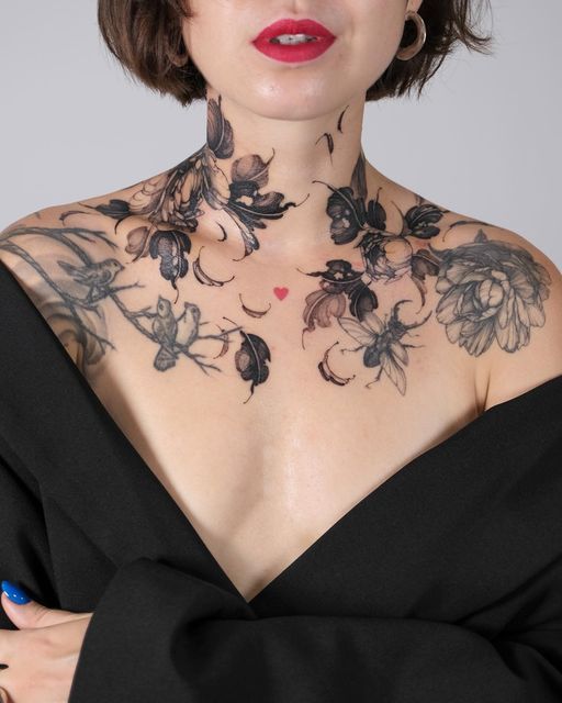 Empowering Expression: The Rise of Neck Tattoos Among Women