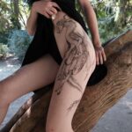 leg tattoos women