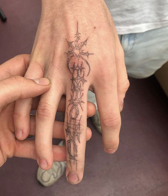 hand tattoos