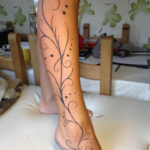 tattoo on leg