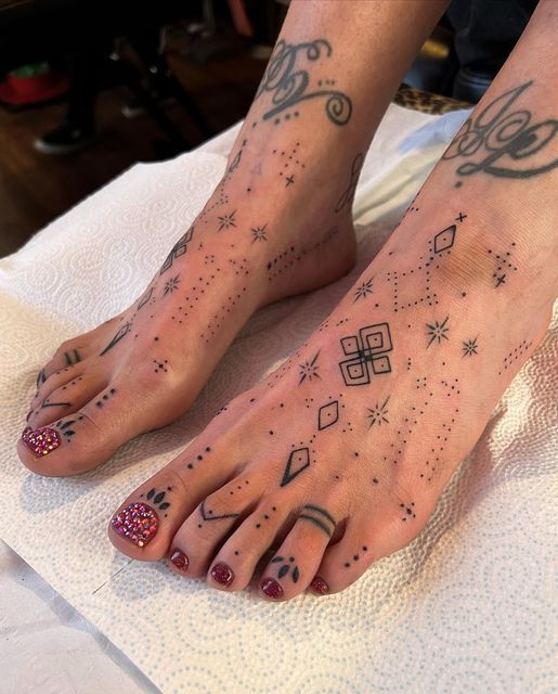 foot tattoo