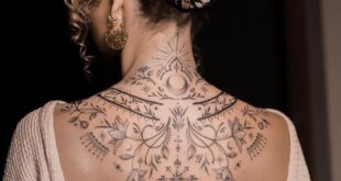 back tattoo women