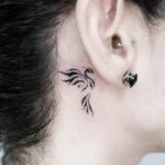 tattoo behind ear