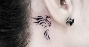 tattoo behind ear