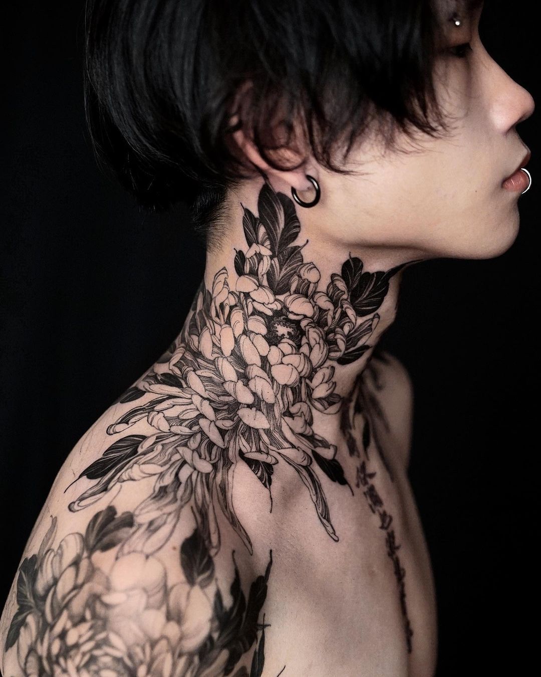 neck tattoo