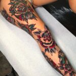 leg tattoos women