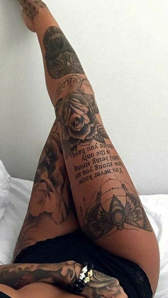 Feminine and Powerful: The Rise of Leg Tattoos for Women