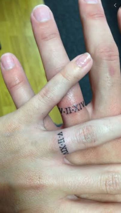 tattoo wedding rings