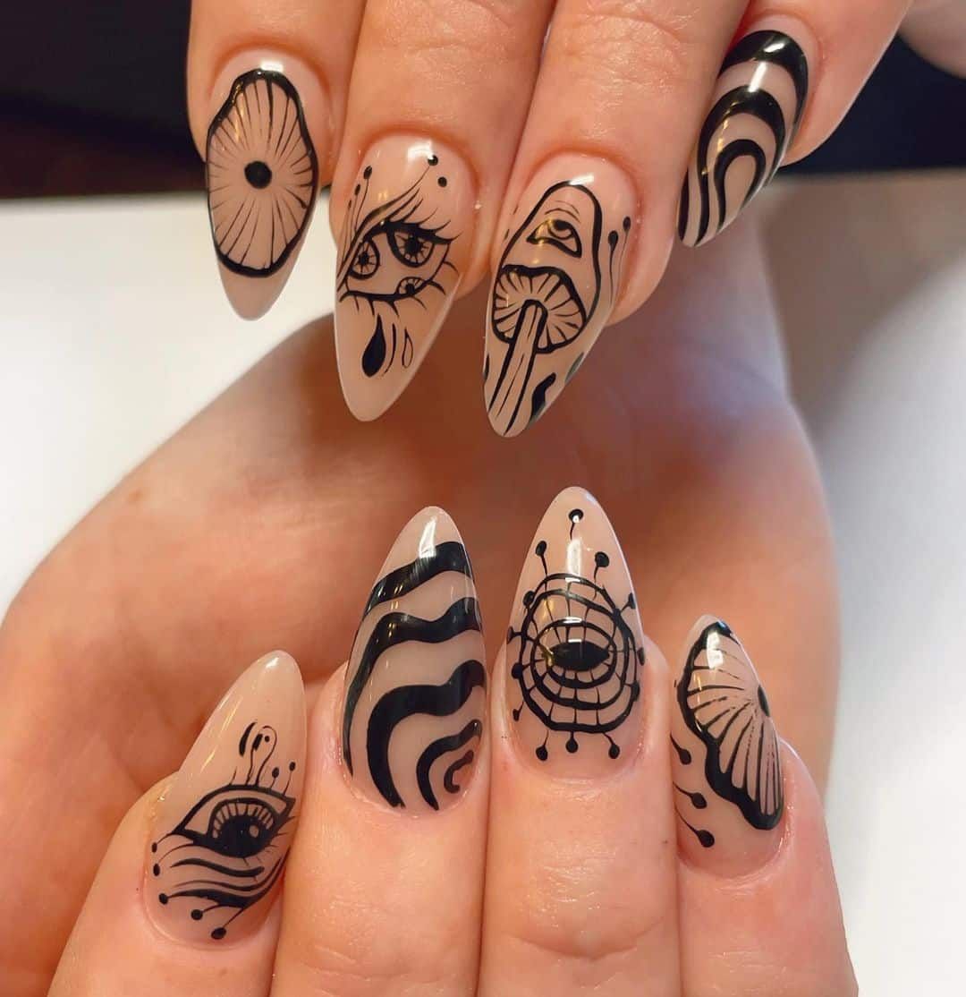 tattoo nails