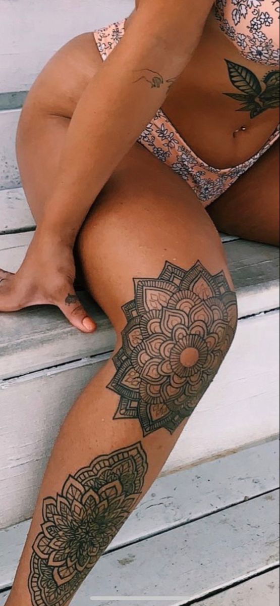 leg tattoos