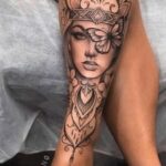 tattoo on leg