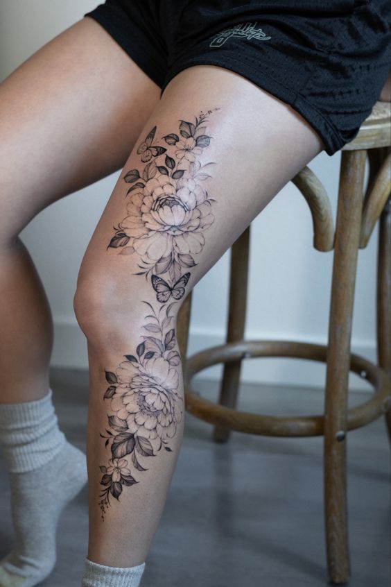 tattoo on leg