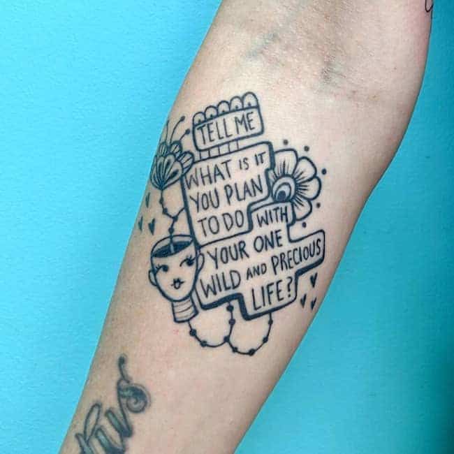 tattoo quotes about life