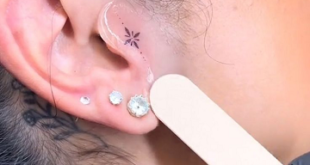 tattoo behind ear