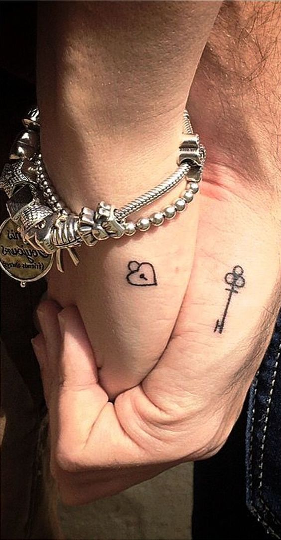 Inked Together: The Meaning Behind the Matching Tattoos of This Couple