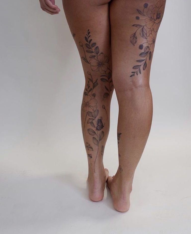 tattoo on leg