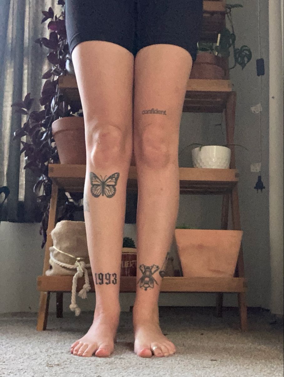 tattoo on leg