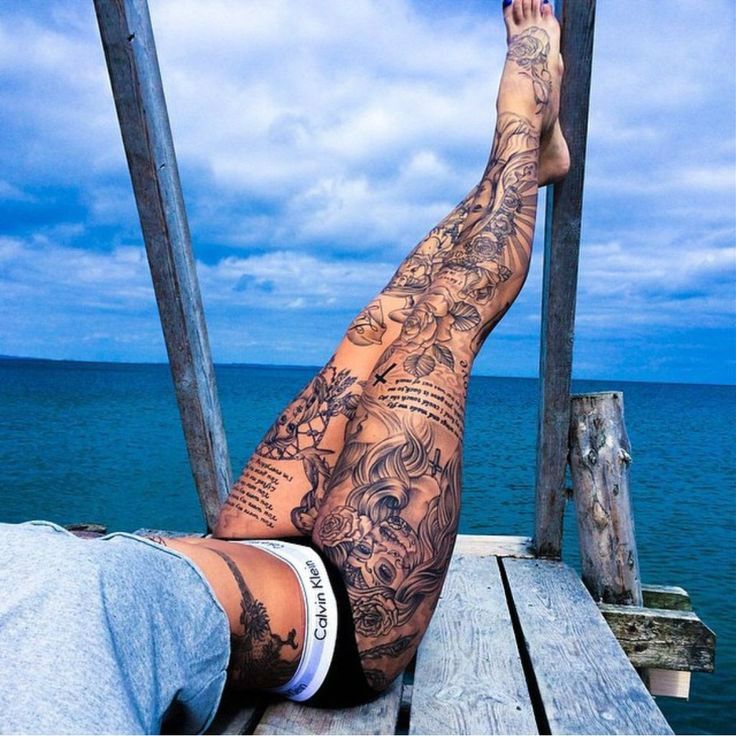 Pins and Needles: Exploring the Rise of Leg Tattoos for Women