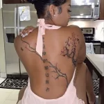 back tattoo women