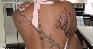 back tattoo women