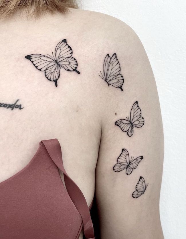 shoulder tattoos for women