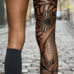 leg tattoos women