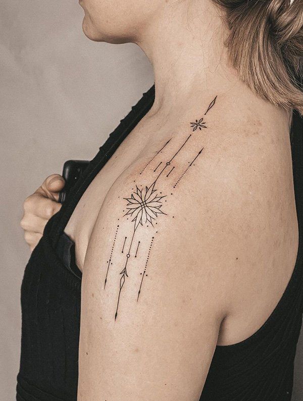 Stylish and Strong: Shoulder Tattoo Ideas for Women