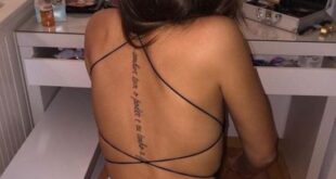 back tattoo women