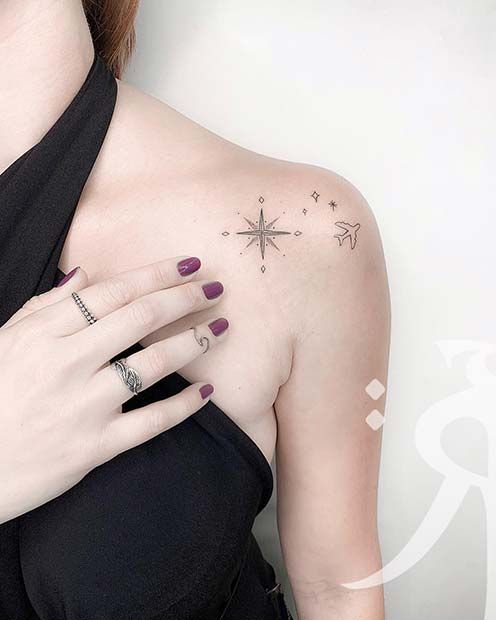 shoulder tattoos for women