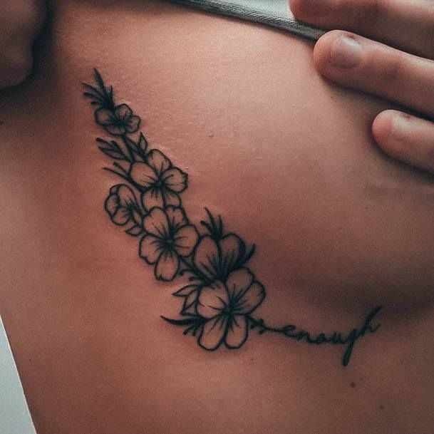 The Allure of Under Breast Tattoos: Exploring Feminine Body Art Trends