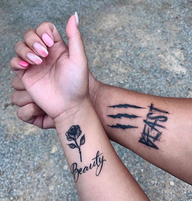 couple tattoos