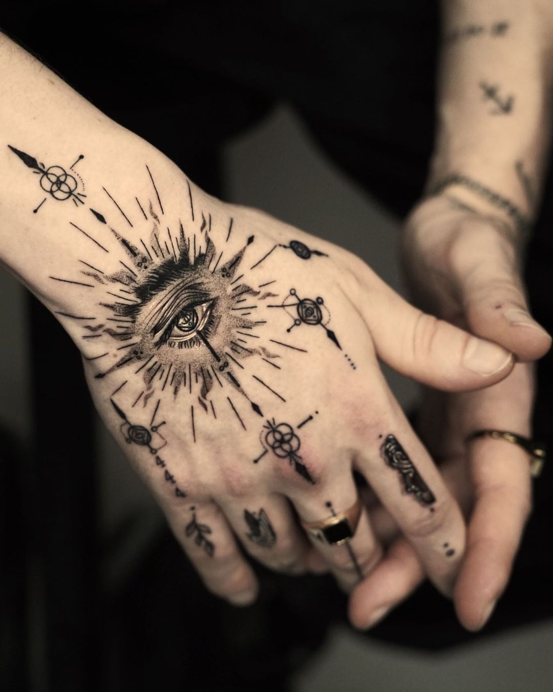 hand tattoos