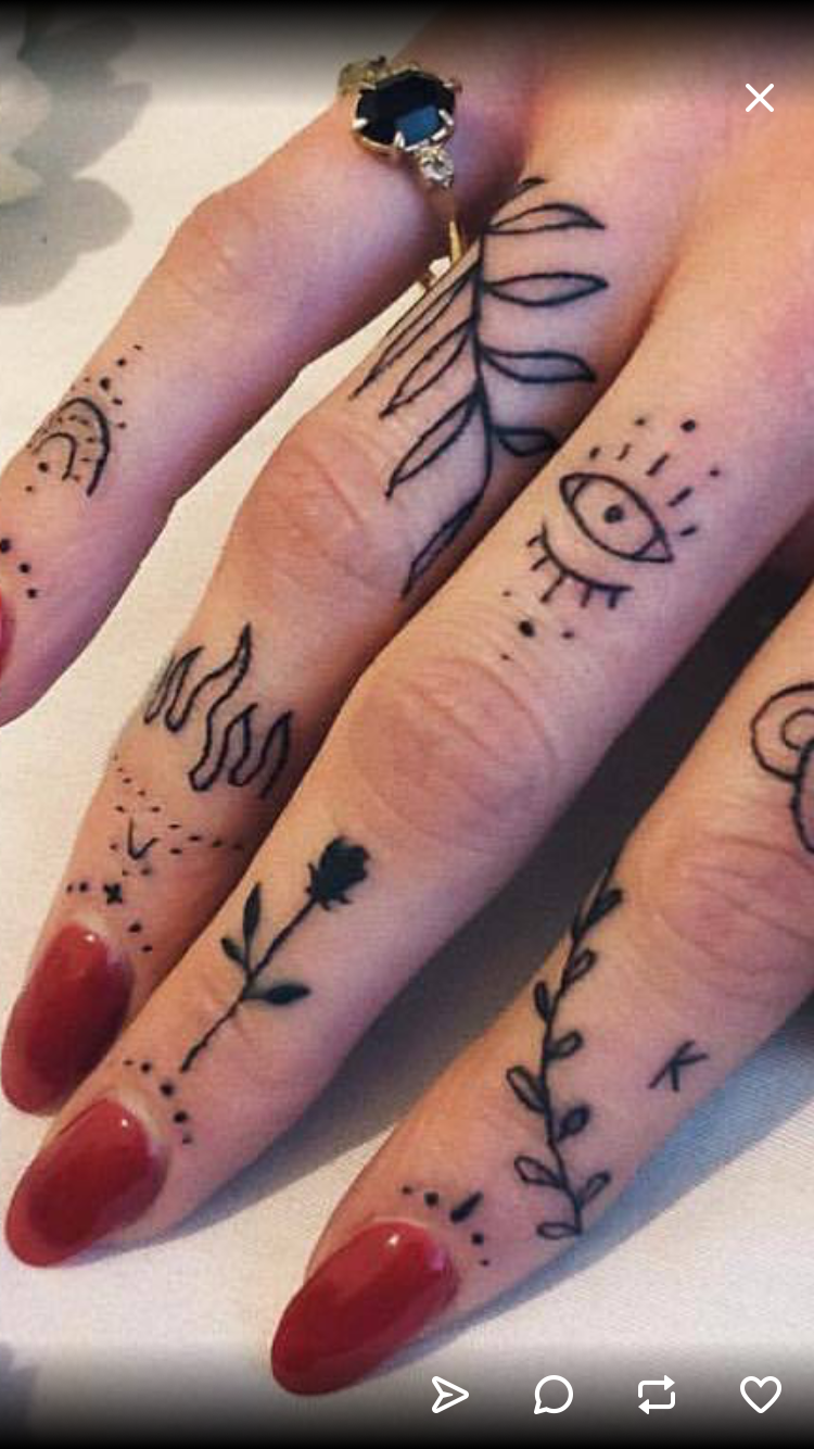 hand tattoos