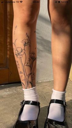 tattoo on leg