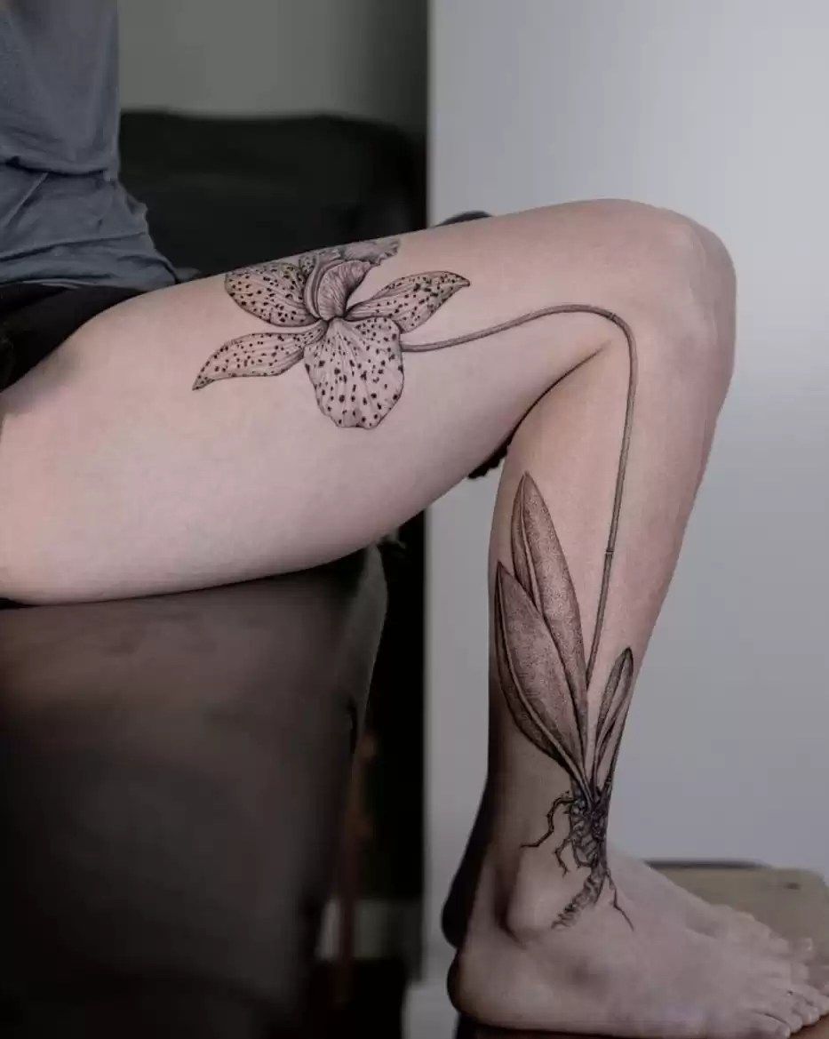 leg tattoos