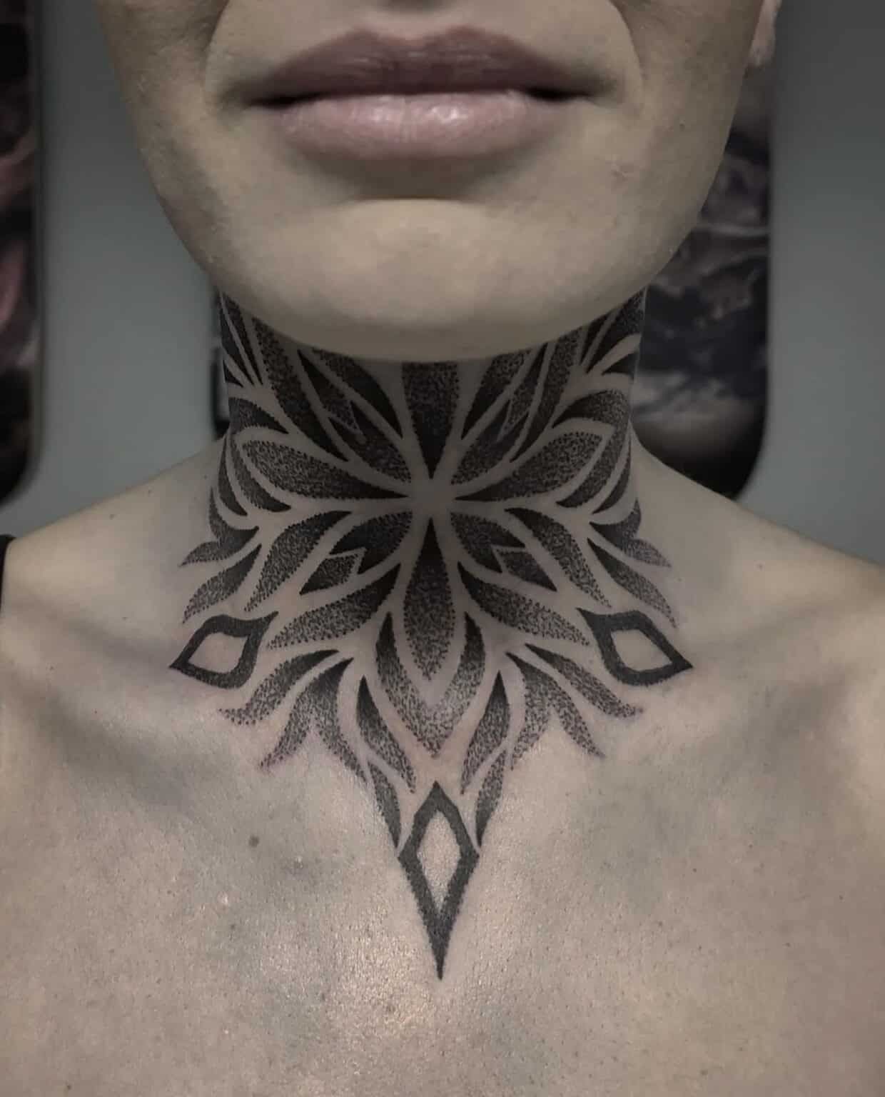 neck tattoo