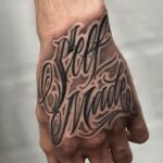 tattoo lettering