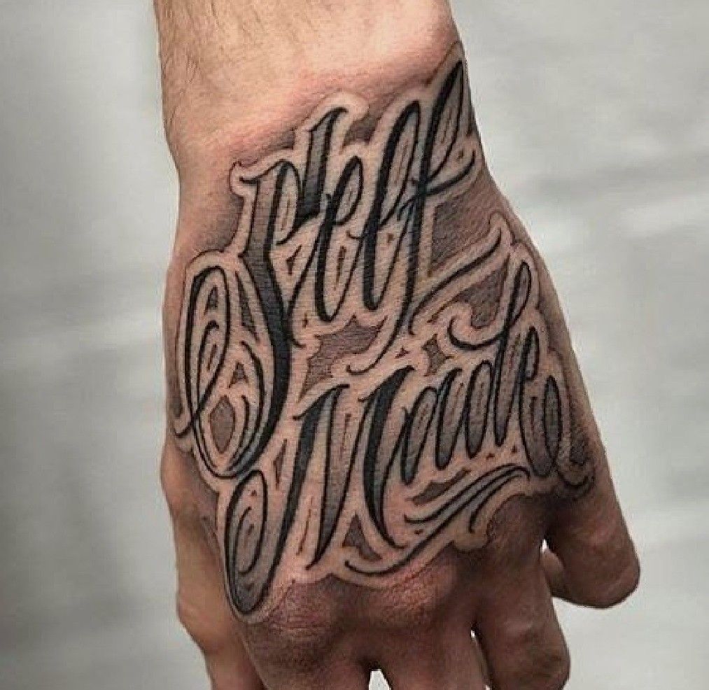 tattoo lettering